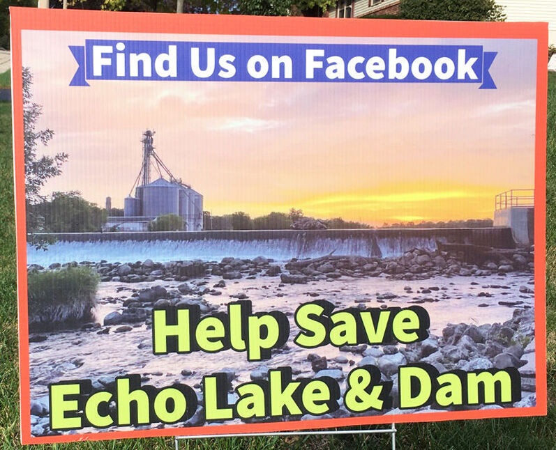 Save Echo Lake group yard sign file photo